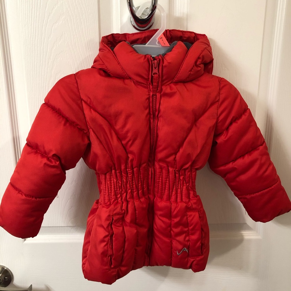 Girls Vertical'9 Warm Winter Hooded Zip Up Jacket